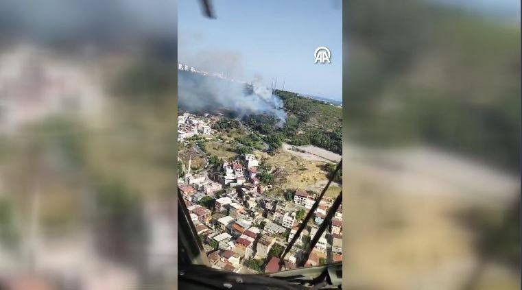 Bornova’da orman yangını - Resim: 8